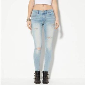 Hi-Rise Jegging, Super Stretch, ripped, jeans